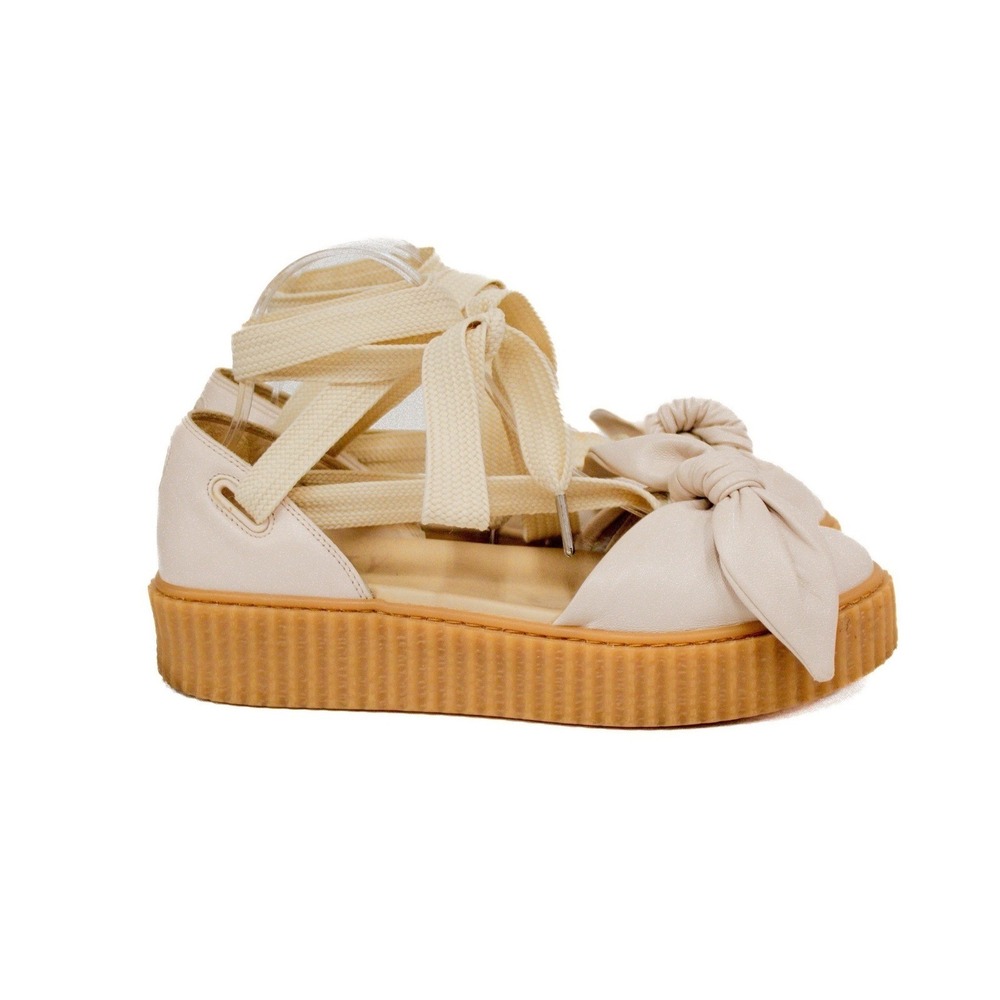 Puma X Fenty By Rihanna Bow Creeper Sandals Women's Size 9.5 -Unique, Edgy - Picture 10 of 12